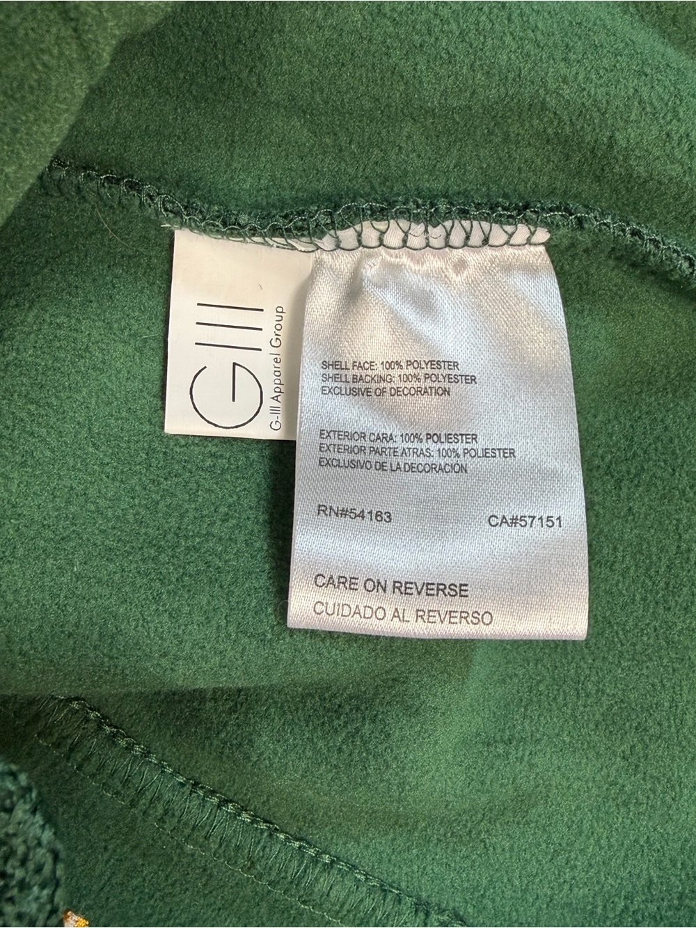 NFL Green Bay Packers Textured Full Zip Pockets Jacket Womens L Fleece Mock Neck - Picture 9 of 13